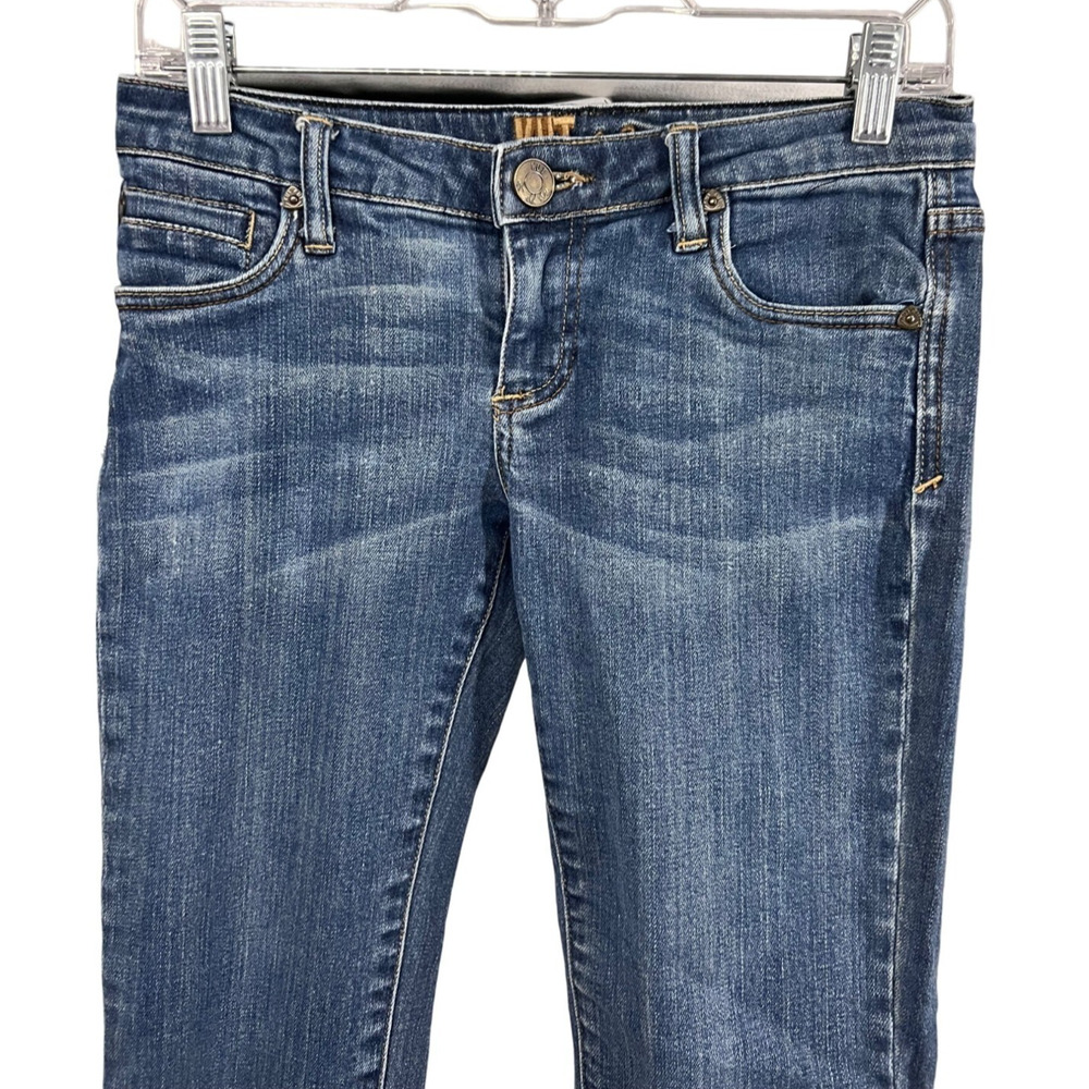 KUT From The Kloth Denim Ankle Skinny Jeans 0P Petite 26x28 Stretch Medium Wash - Picture 3 of 9